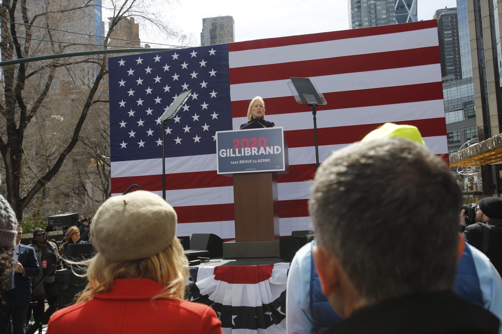 Image from A Time to Stand Up  - United States Senator Kirsten Gillibrand kicks off her...