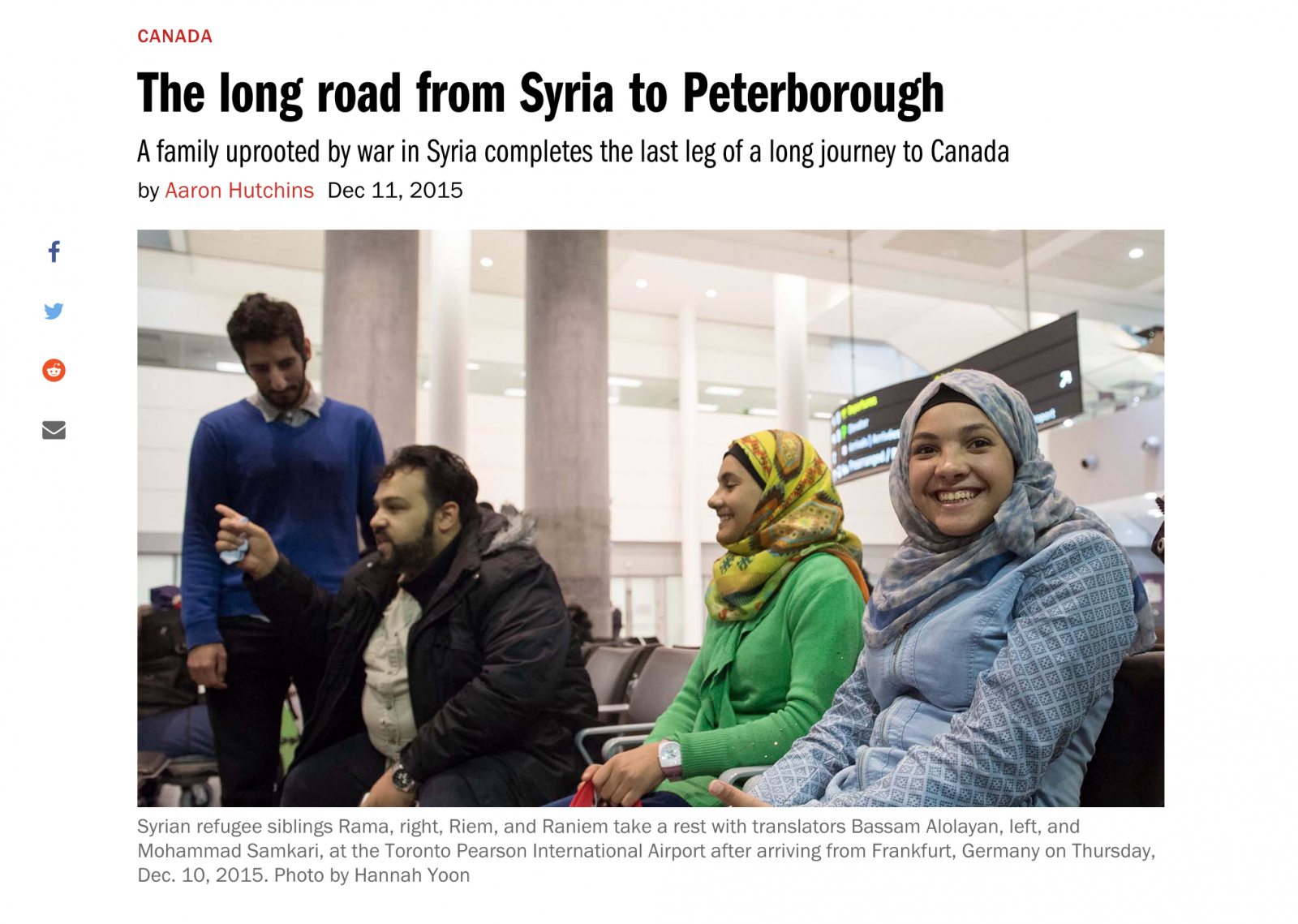 on Macleans: The long road from Syria to Peterborough