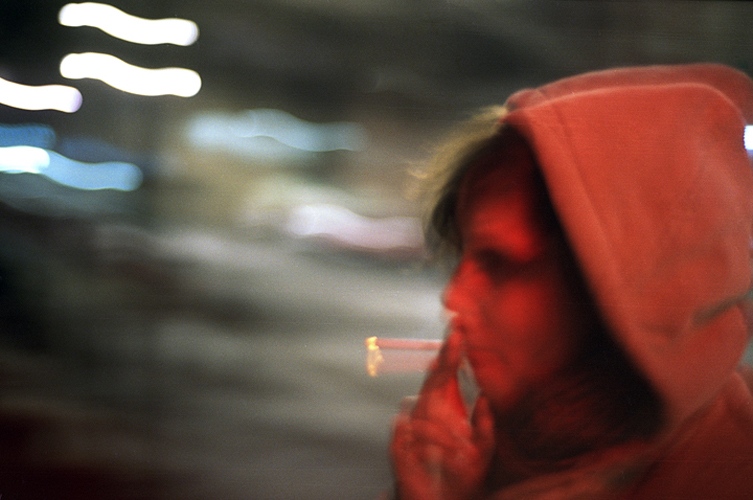 Michele smoking, New York, NY