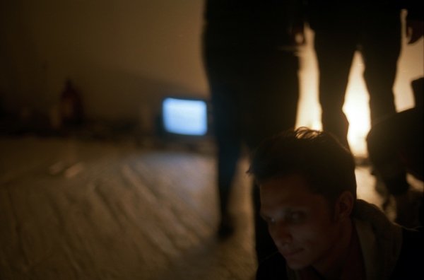 Image from II: For No. 9 - Travis and a blue TV, Brooklyn, NY