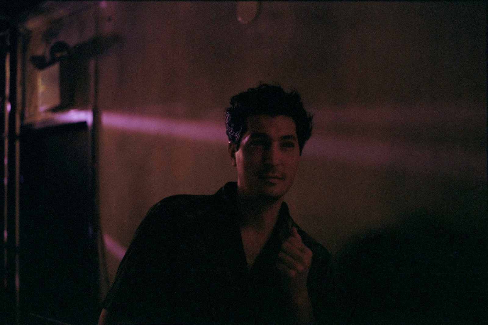 Malcolm after a show, Brooklyn, NY
