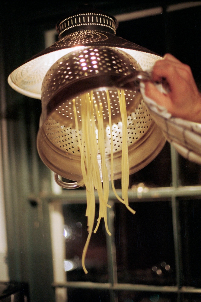 Spaghetti stuck in the pan, Durham, NY