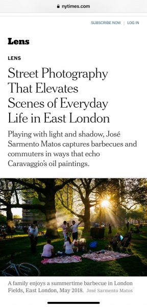 Image from FEATURES - Interview for the New York Times LENS blog about my essay...