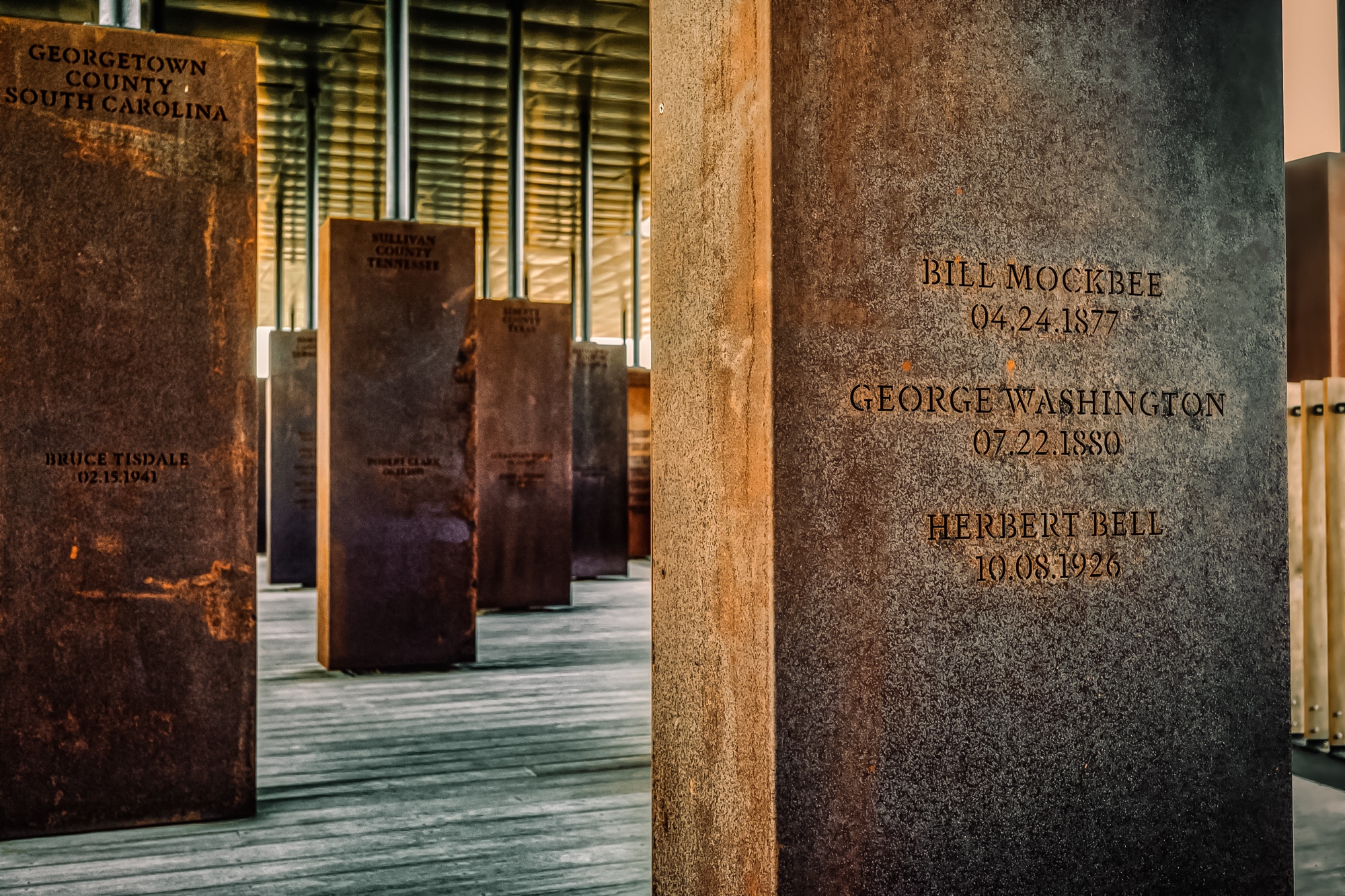National Memorial-Peace and Justice - Bill Mockbee George Washington Herbert Bell