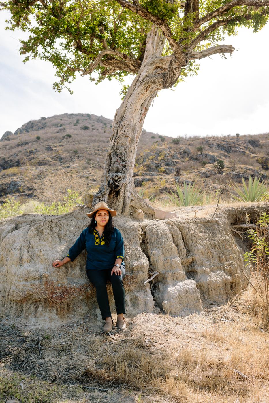 Monica Cortés of Casa Cortés, o...roducers in Santiago Matatlán. 