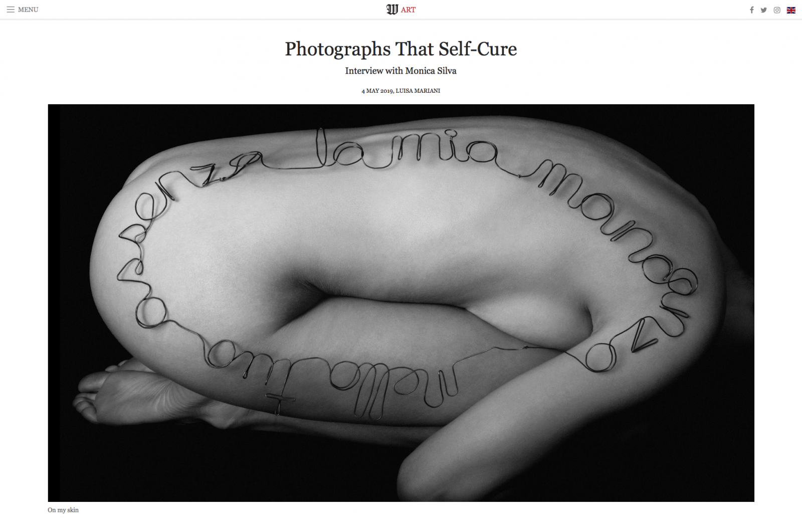 Photographs that self-cure Interview WSJ
