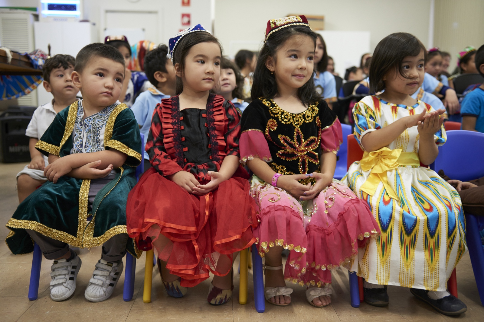 Children at a Uighur-language s... Simons for The New York Times 