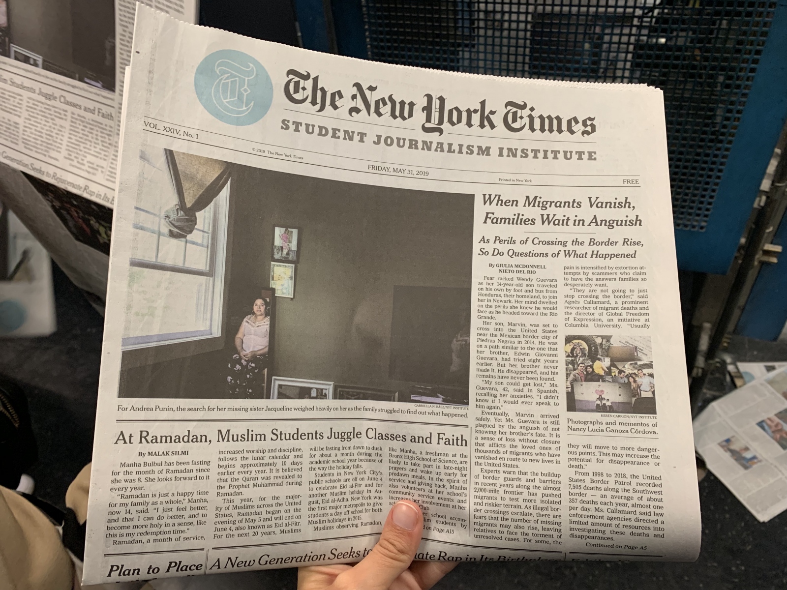The New York Times Student Journalism Institute '19
