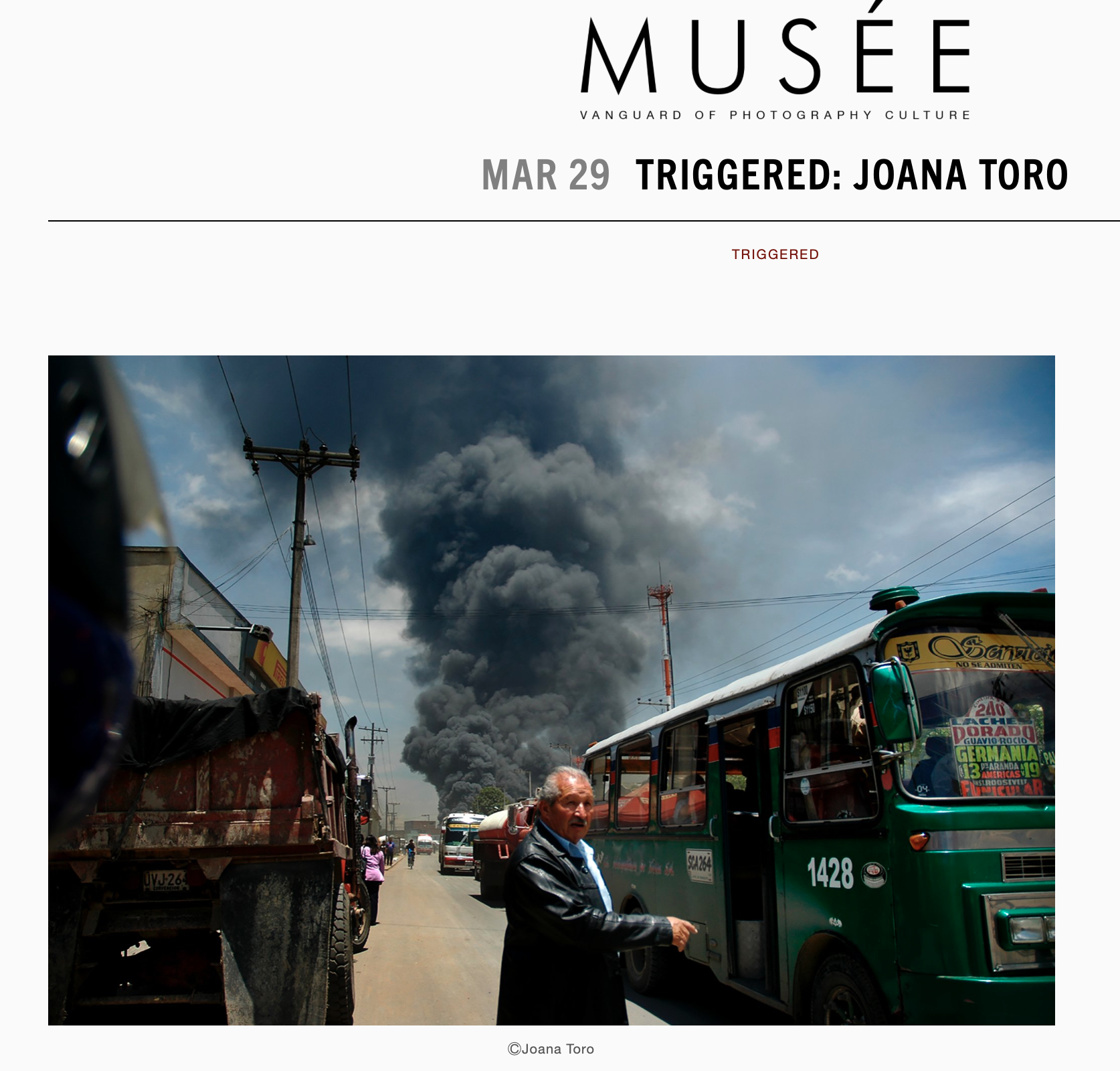 Thumbnail of Publication in Musse Magazine 