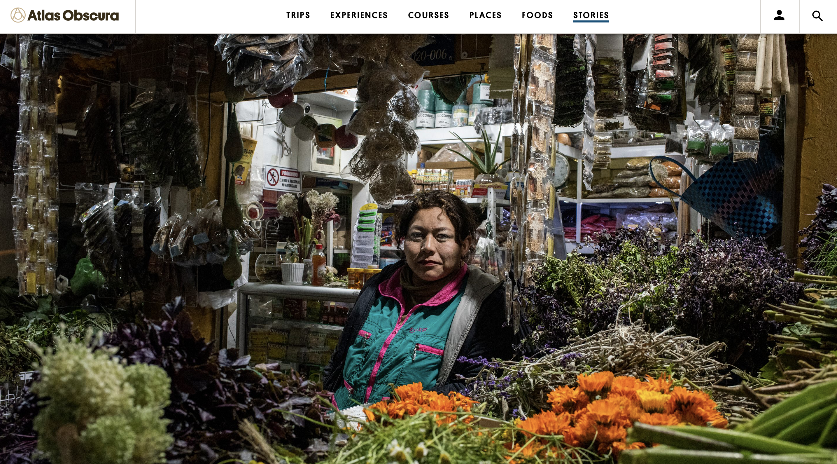 Atlas Oscura: This Bogotá Market Comes Alive Only at Night, Full of Ancient Plant Lore and Astonishing Biodiversity