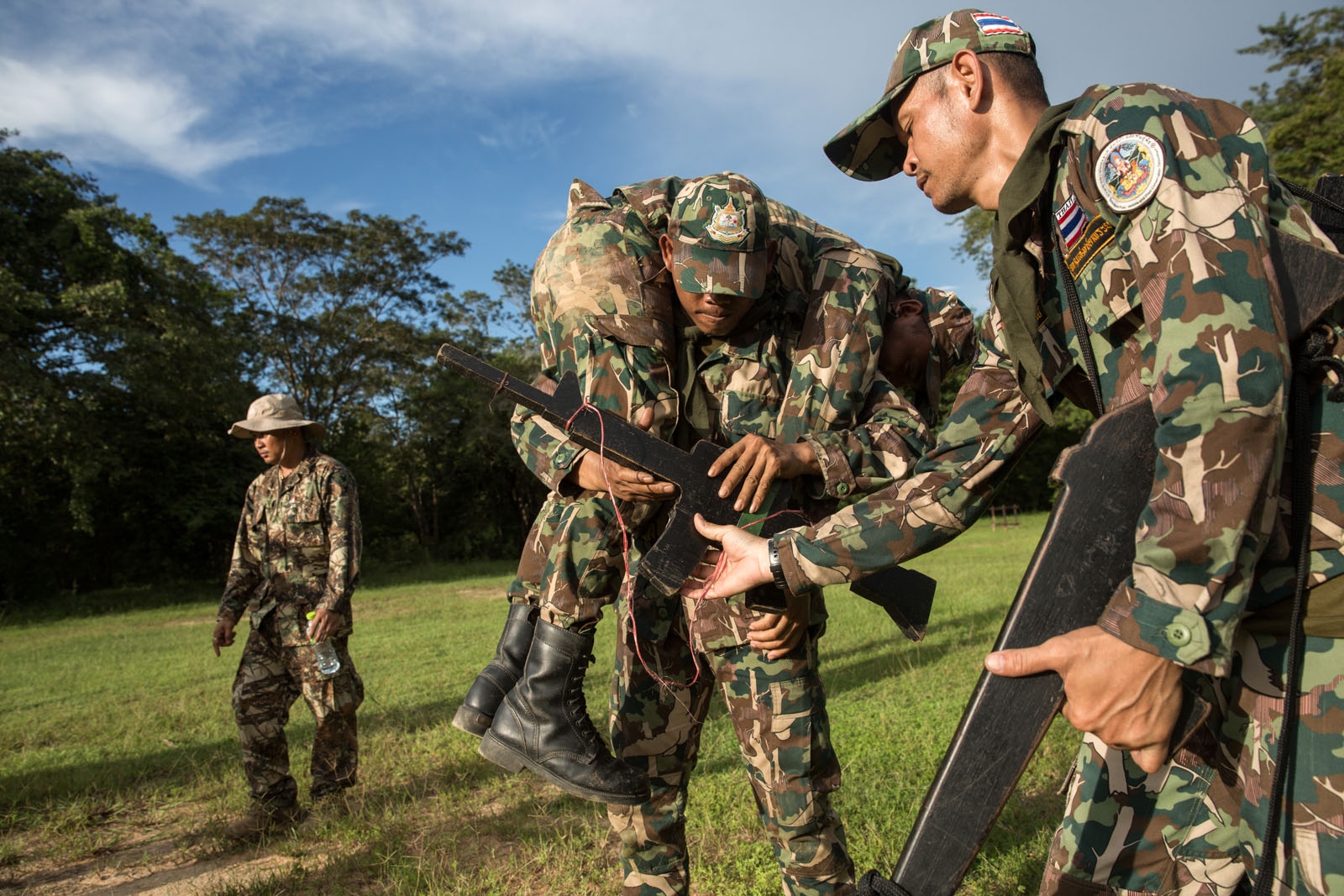 THAILAND'S FOREST RANGERS - New forest ranger recruits and those on refresher courses...