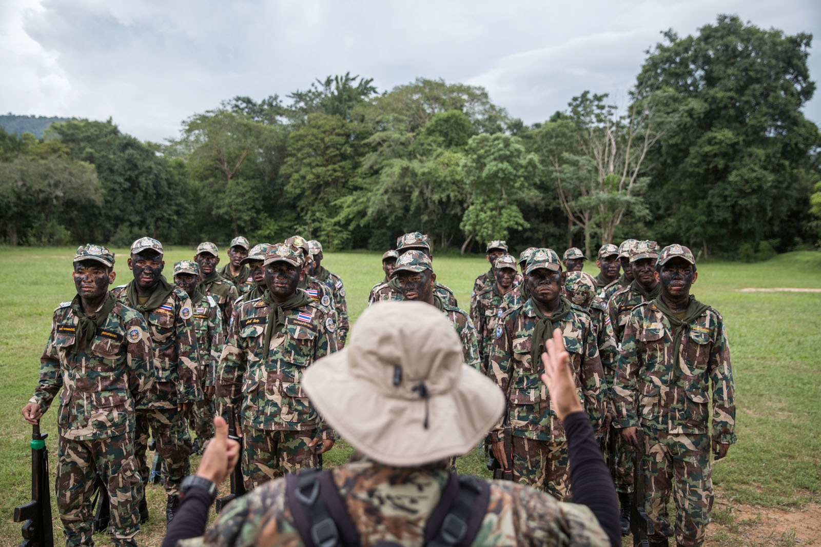THAILAND'S FOREST RANGERS - New forest ranger recruits and those on refresher courses...