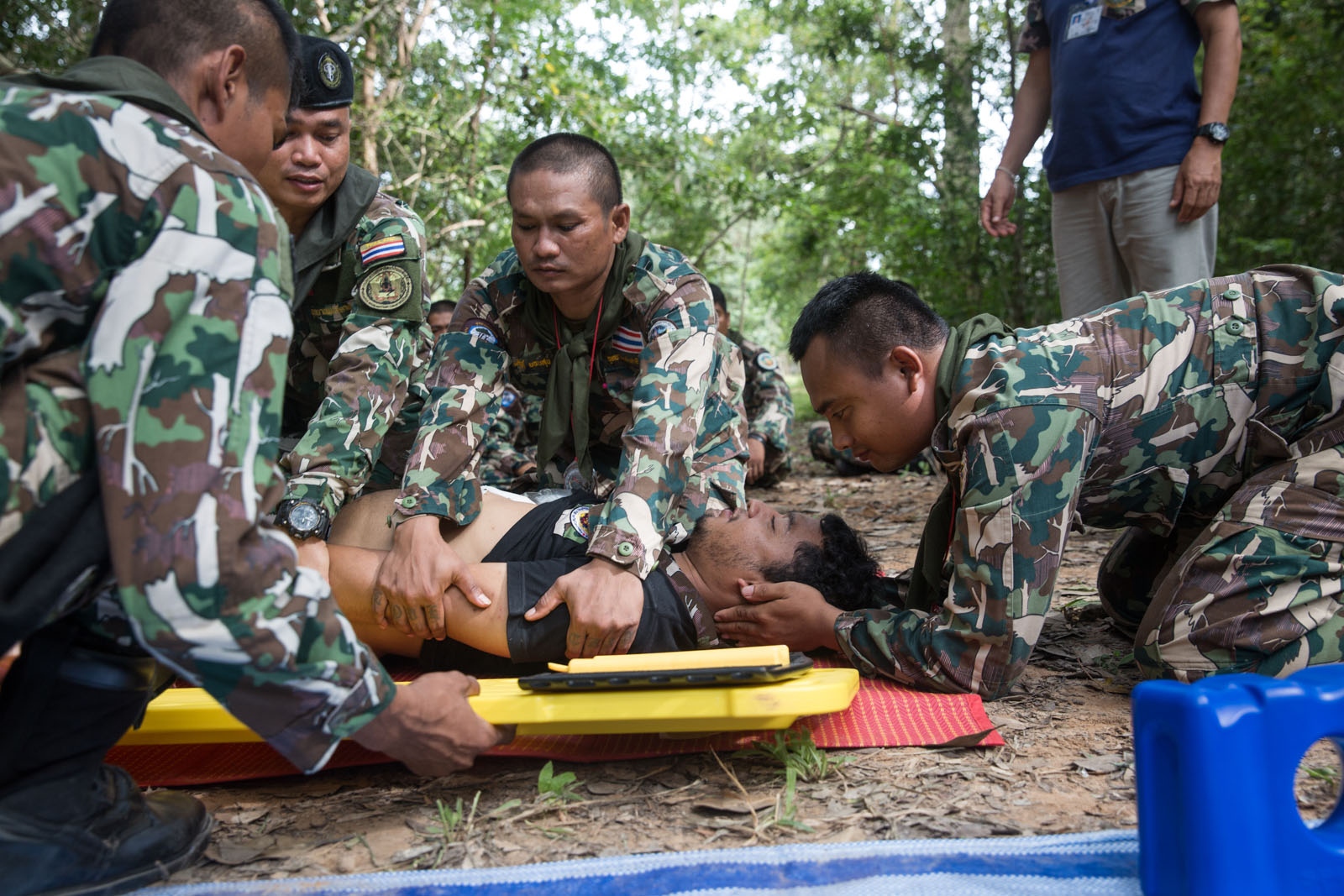 THAILAND'S FOREST RANGERS - New Thai forest ranger recruits and those on a refresher...