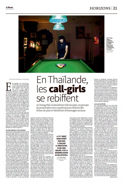 Image from Tearsheets - LE MONDE