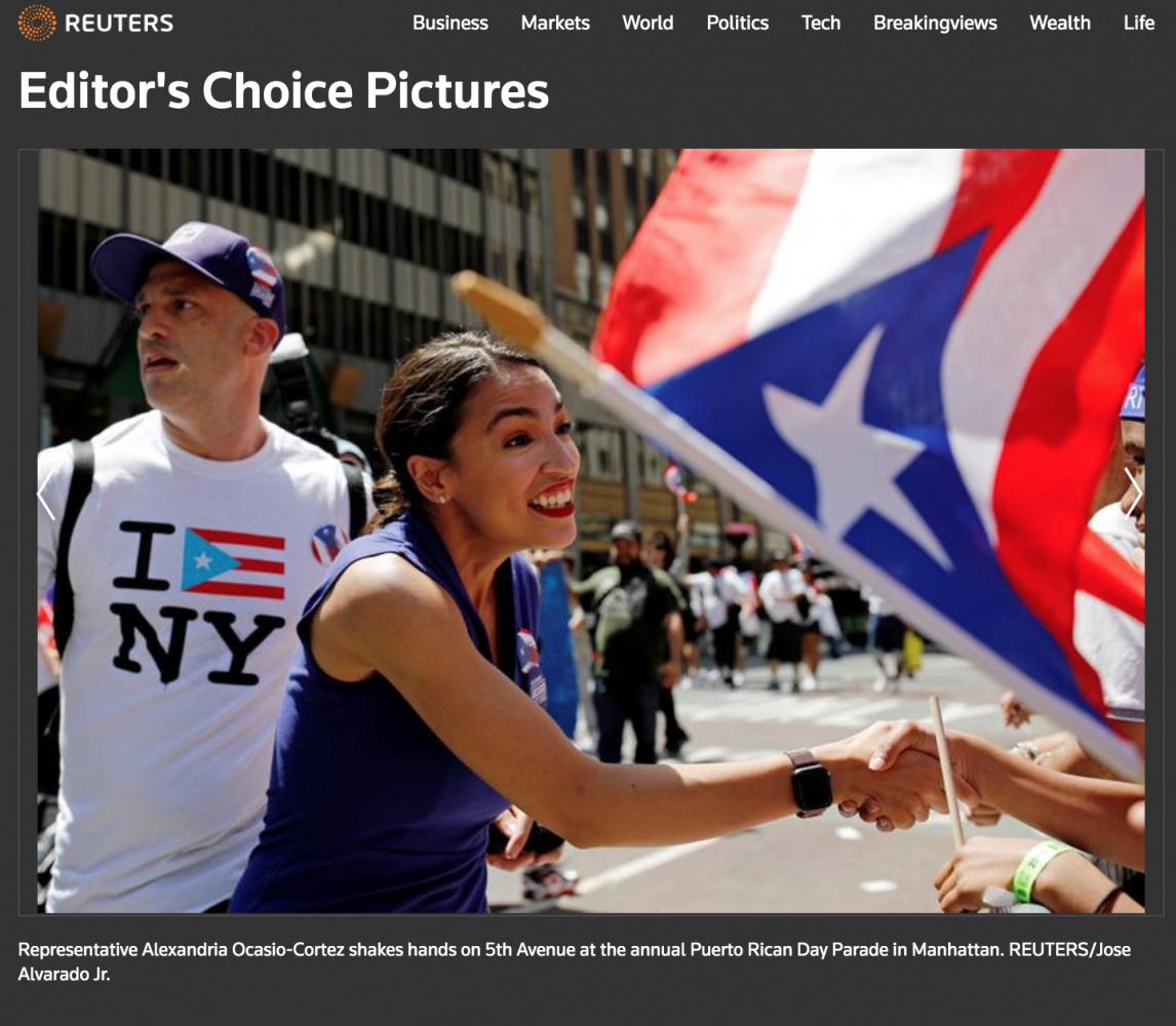REUTERS Editor's Choice for coverage at the 62nd Annual Puerto Rican Day Parade in NYC