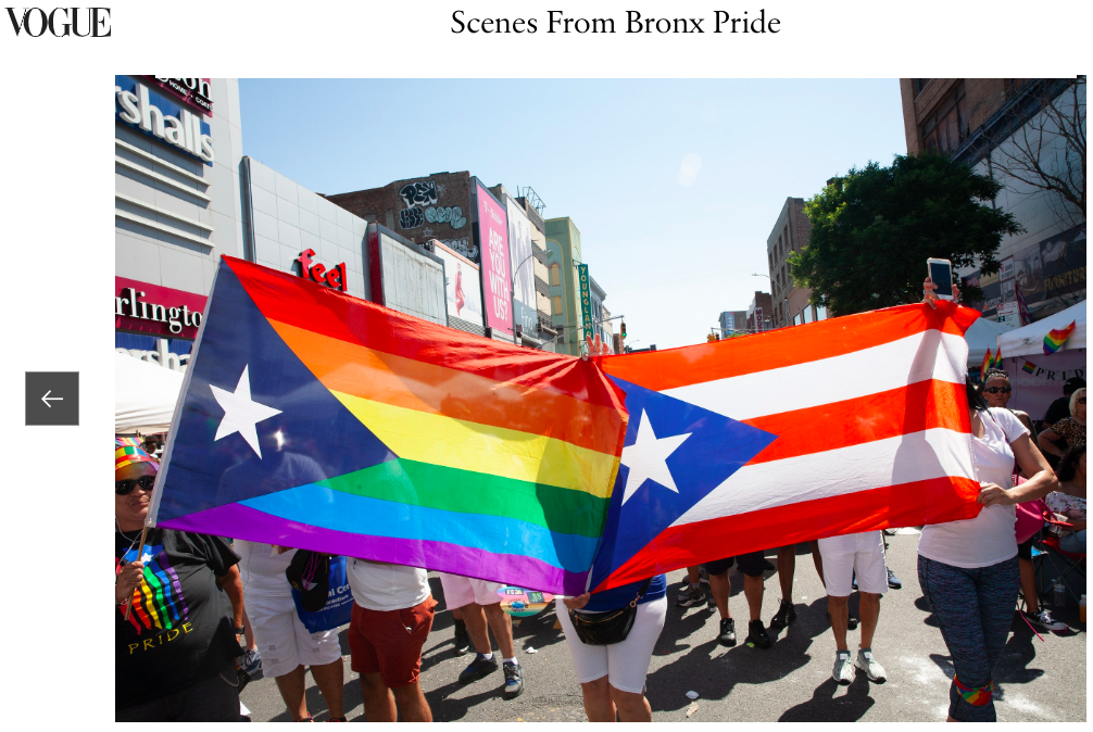 Thumbnail of on VOGUE: Scenes From Bronx Pride