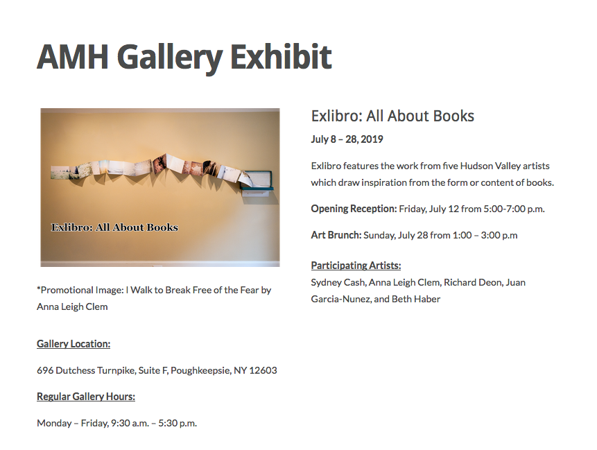 Exlibro: All About Books at Arts Mid-Hudson