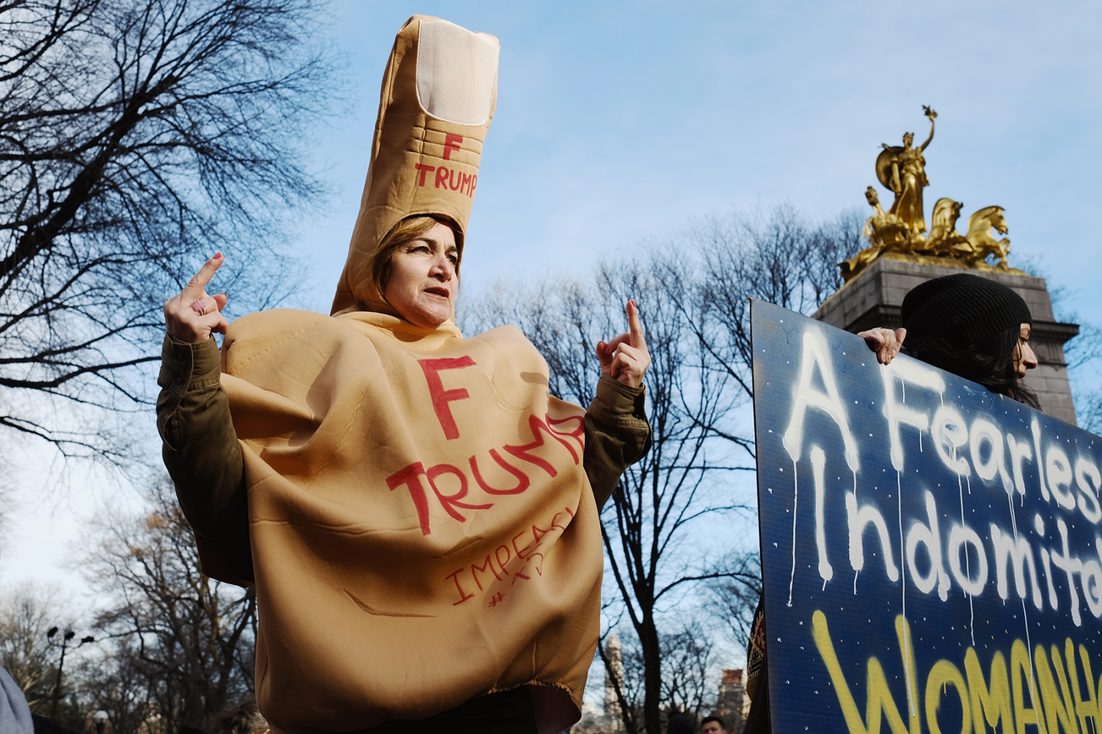 Woman&#39;s March. New York City, 2018