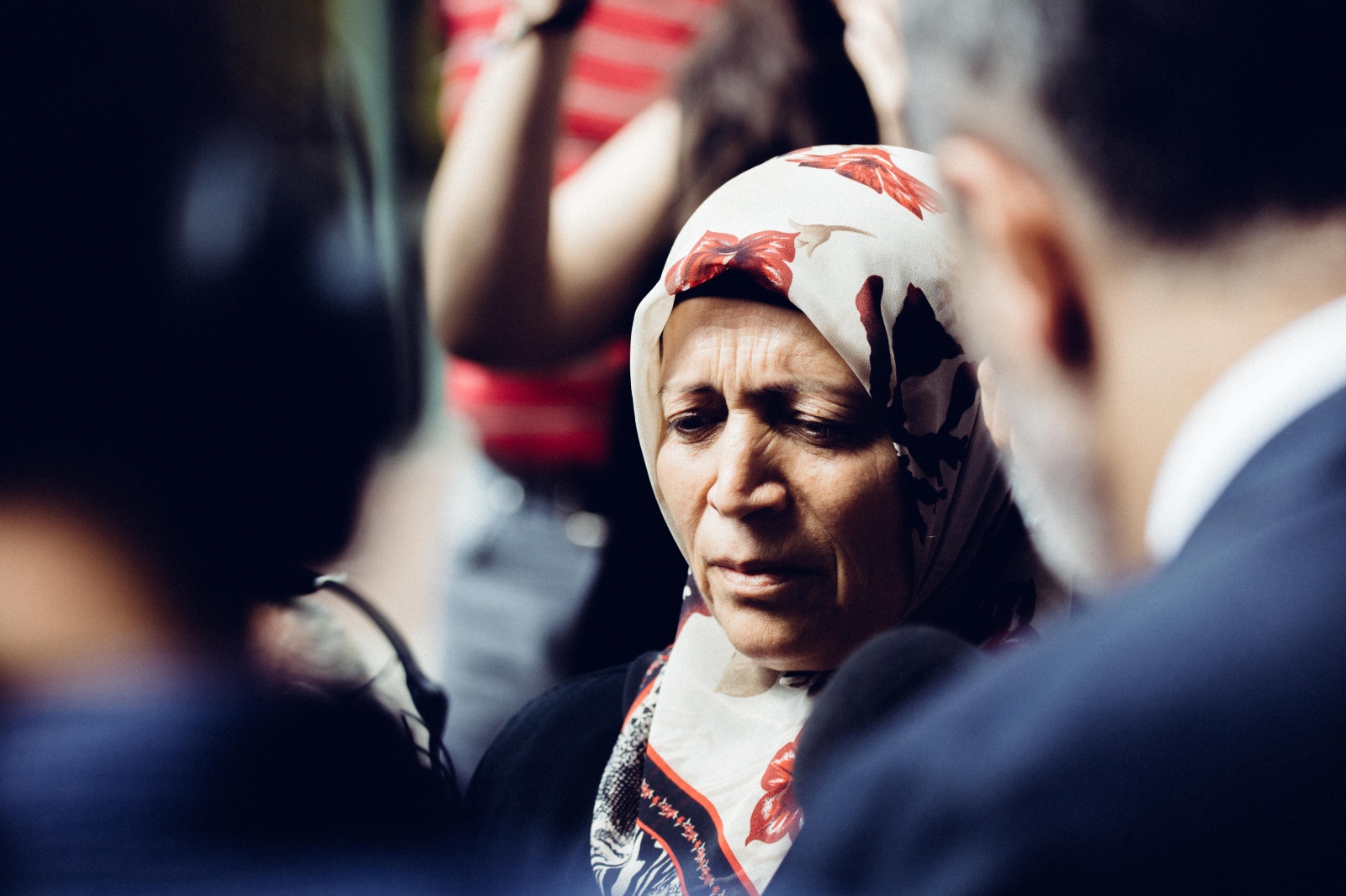 End of so called "˜NSU"™ anti-terror trial in Munich - Ayse Yozgat, mother of victim Halit Yozgat.