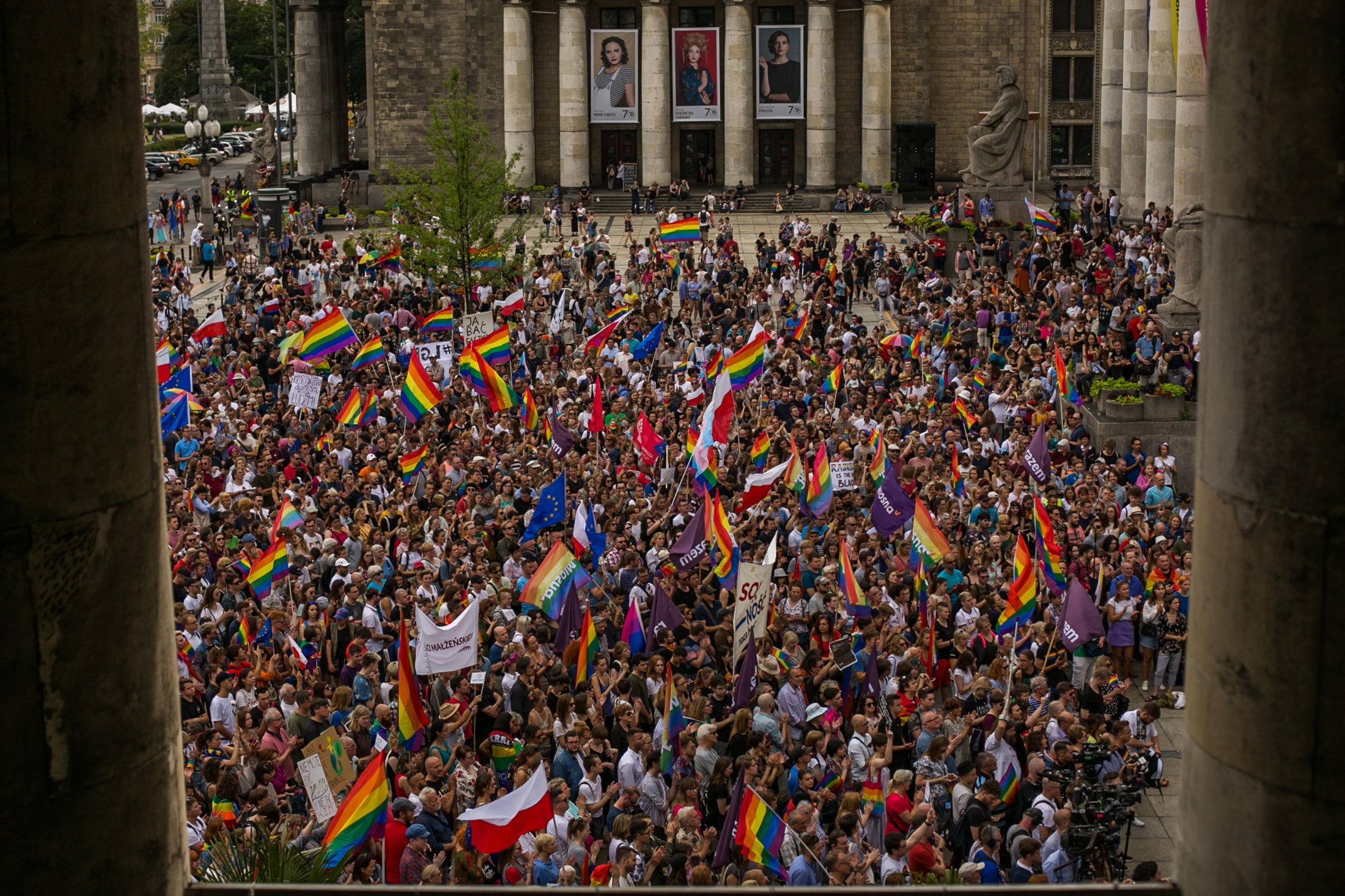 LGBT POLAND  - for NYTimes  - In a show of solidarity with the L.G.B.T. community in...