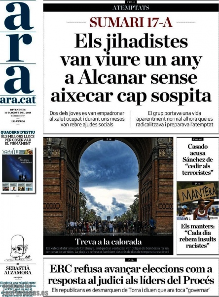 Cover Photo Diari Ara/Catalonia