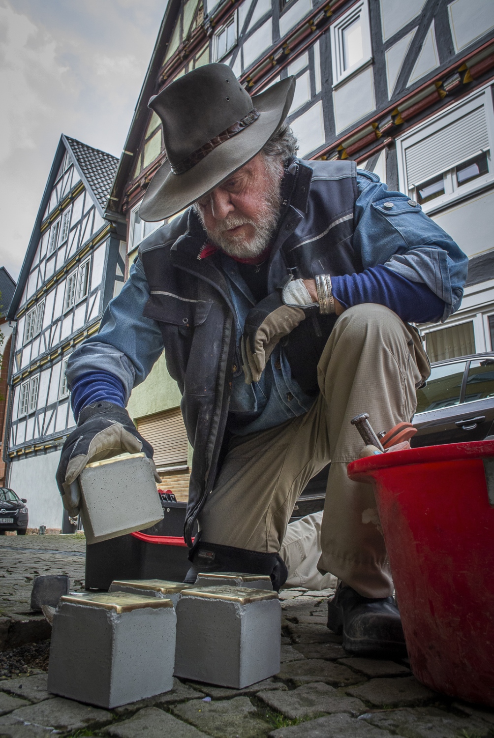 The Making of a Stolperstein
