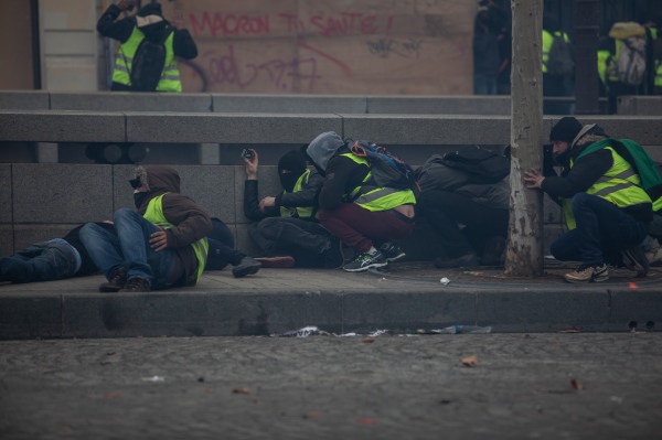Image from Yellow vests (Le Monde)