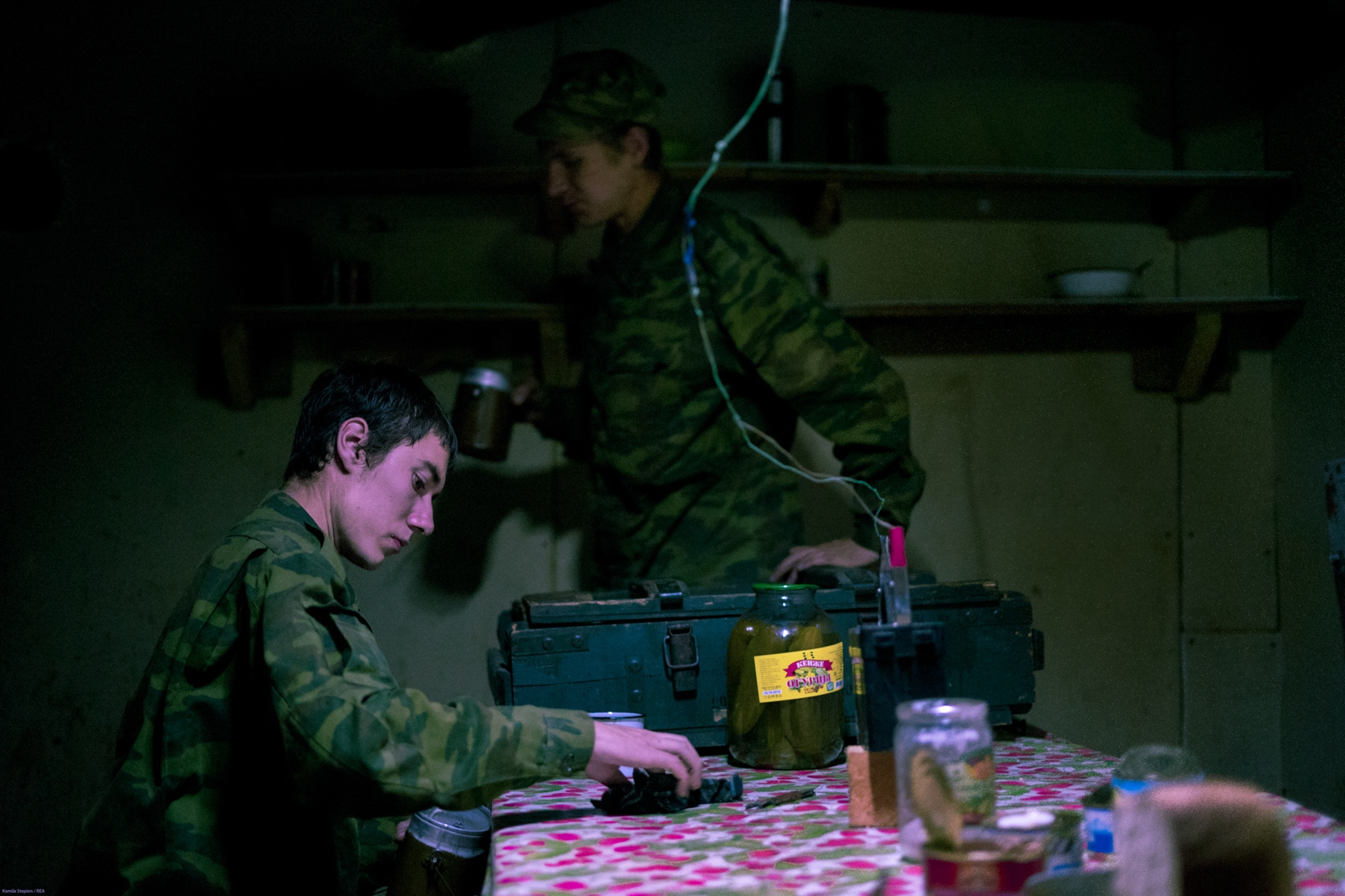 DONETSK- UKRAINE : Colors of war -  En aout 2017 la guerre dans le Donbass continue....
