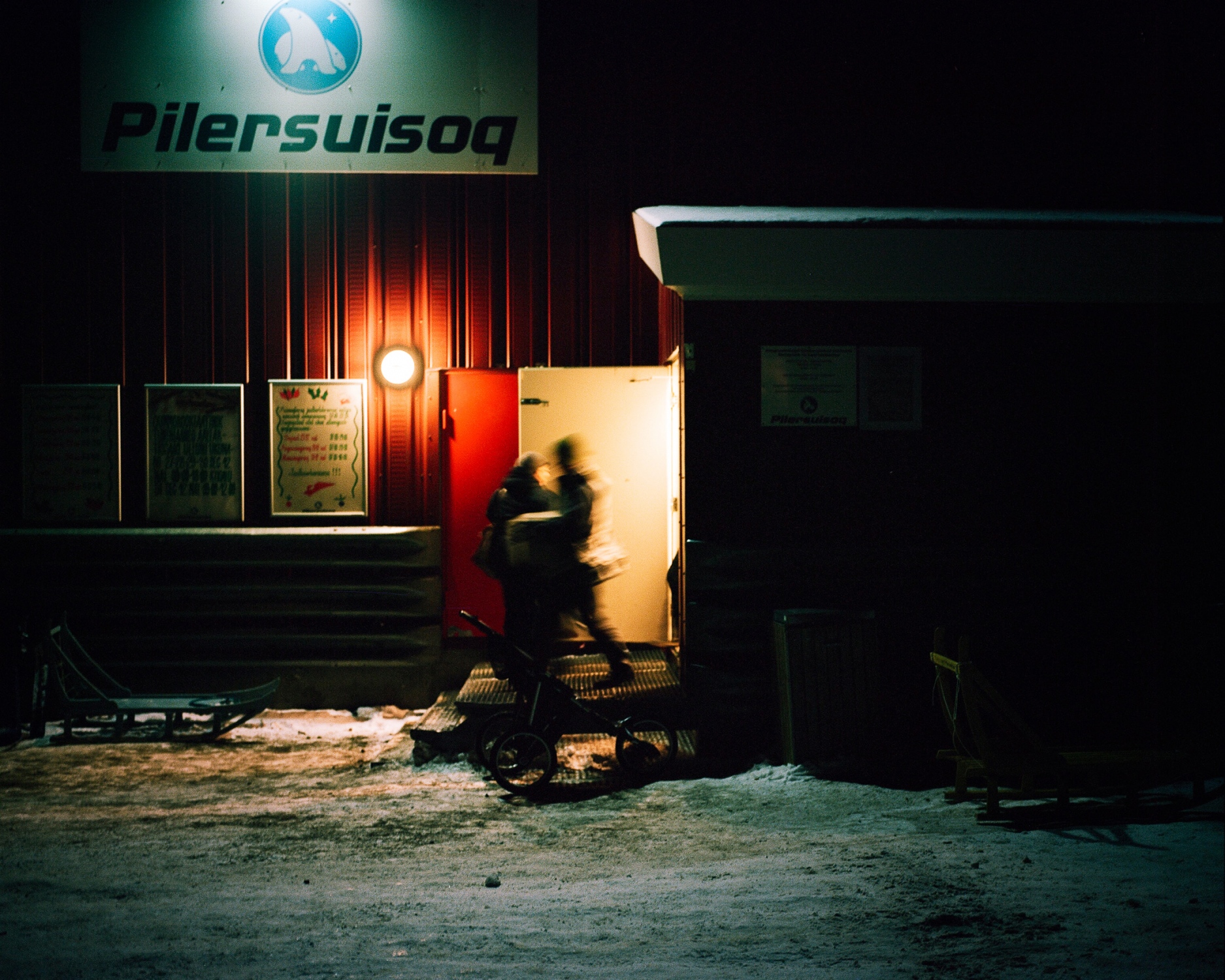 Whiteland - A supermarket in Tasiilaq. Most of the daily goods are...