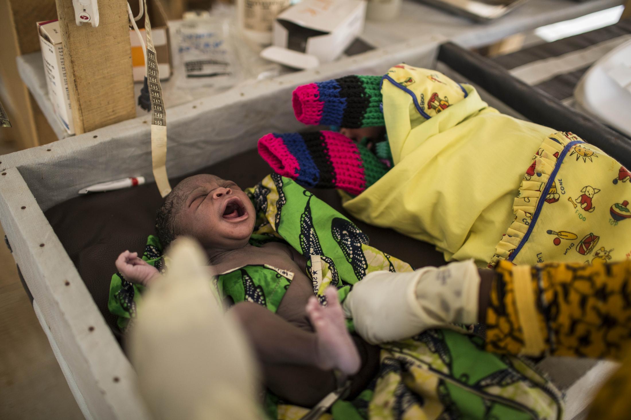 Giving birth in a Refugee camp