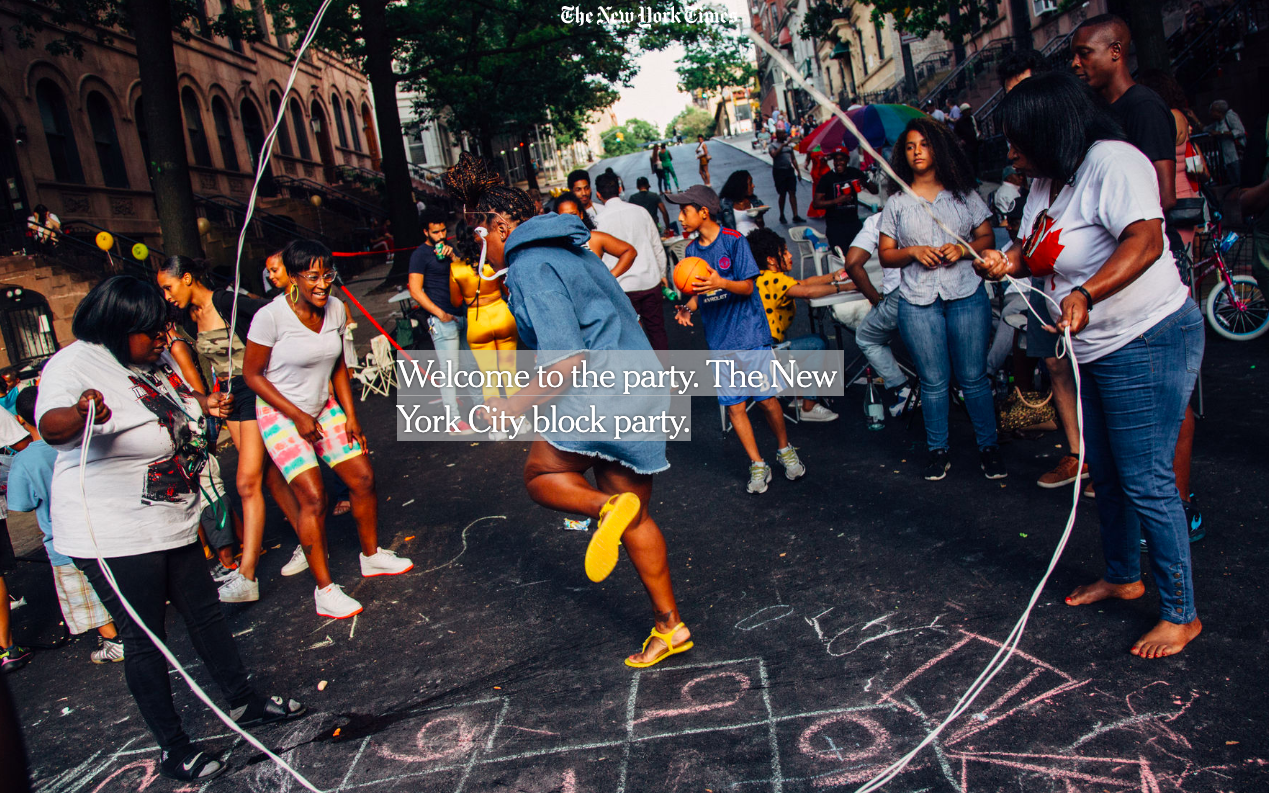 on NYT: 66 Block Parties, 5 Boroughs, 20 Photographers: See what they found