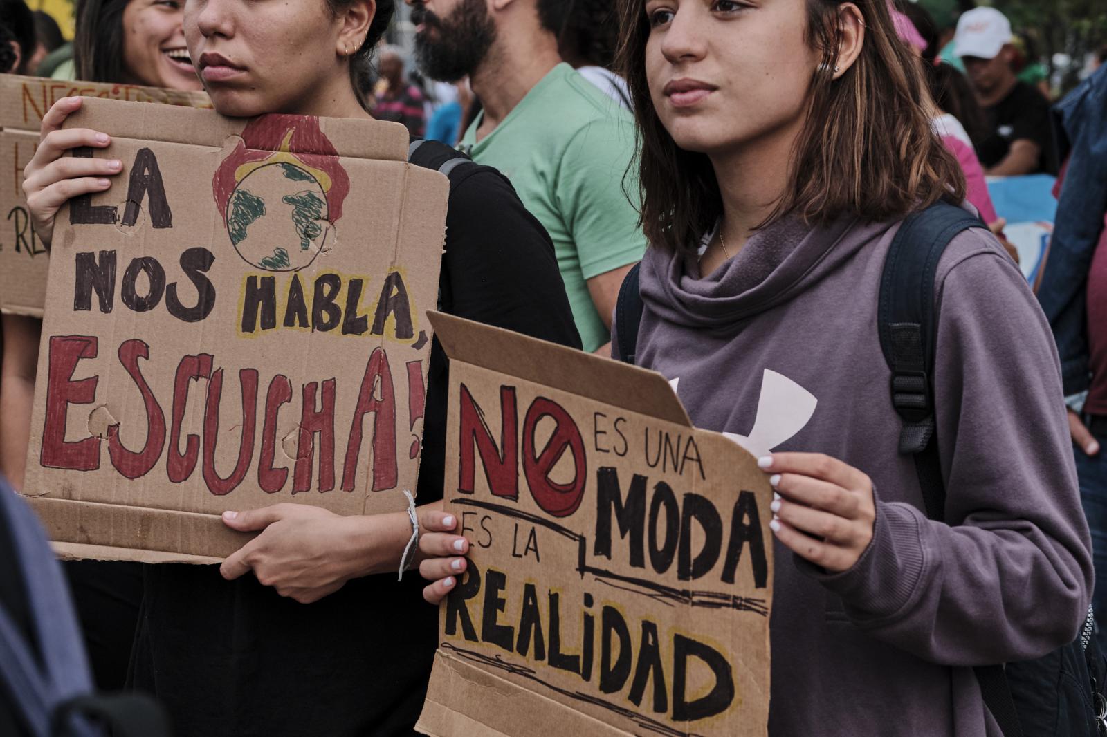 Arranco: viernes de protesta por el cambio climático en Santo Domingo
