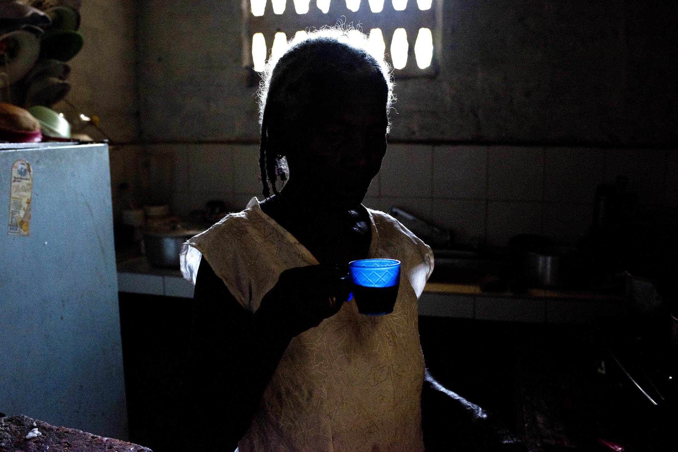 ROSALINA: Traditional Healers in San Basilio Palenque.(ongoing) -  Rosalina's first cup of coffee at home in San...
