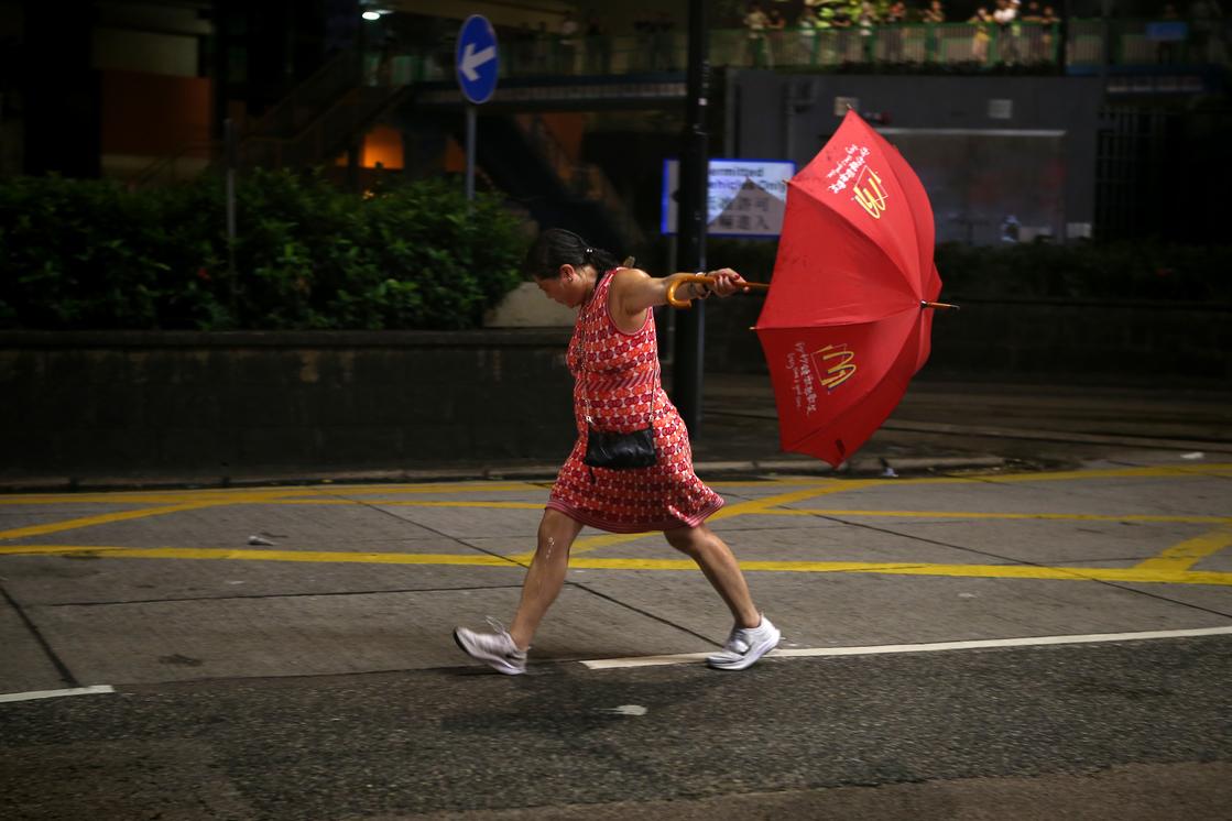 Protests in Hong Kong during National Day of the People's Republic of China - 