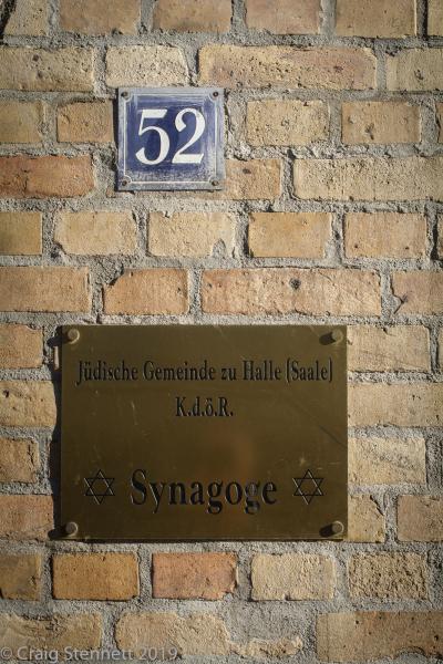 Image from Synagogue Shooting, Halle (Saale), Germany - The Synagogue on Humbold Strasse, Halle (Saale), Germany....