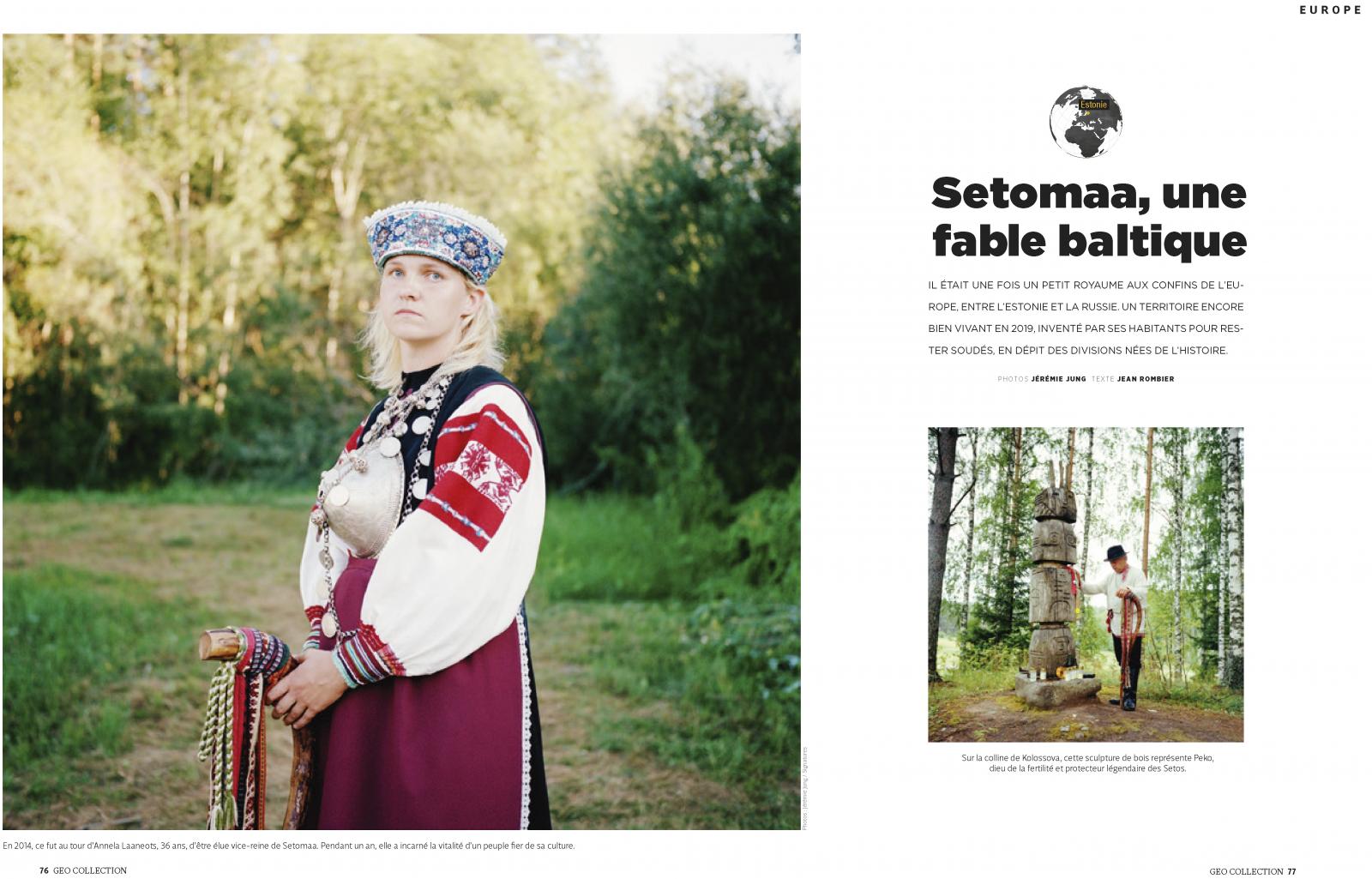 Setomaa published in GEO France