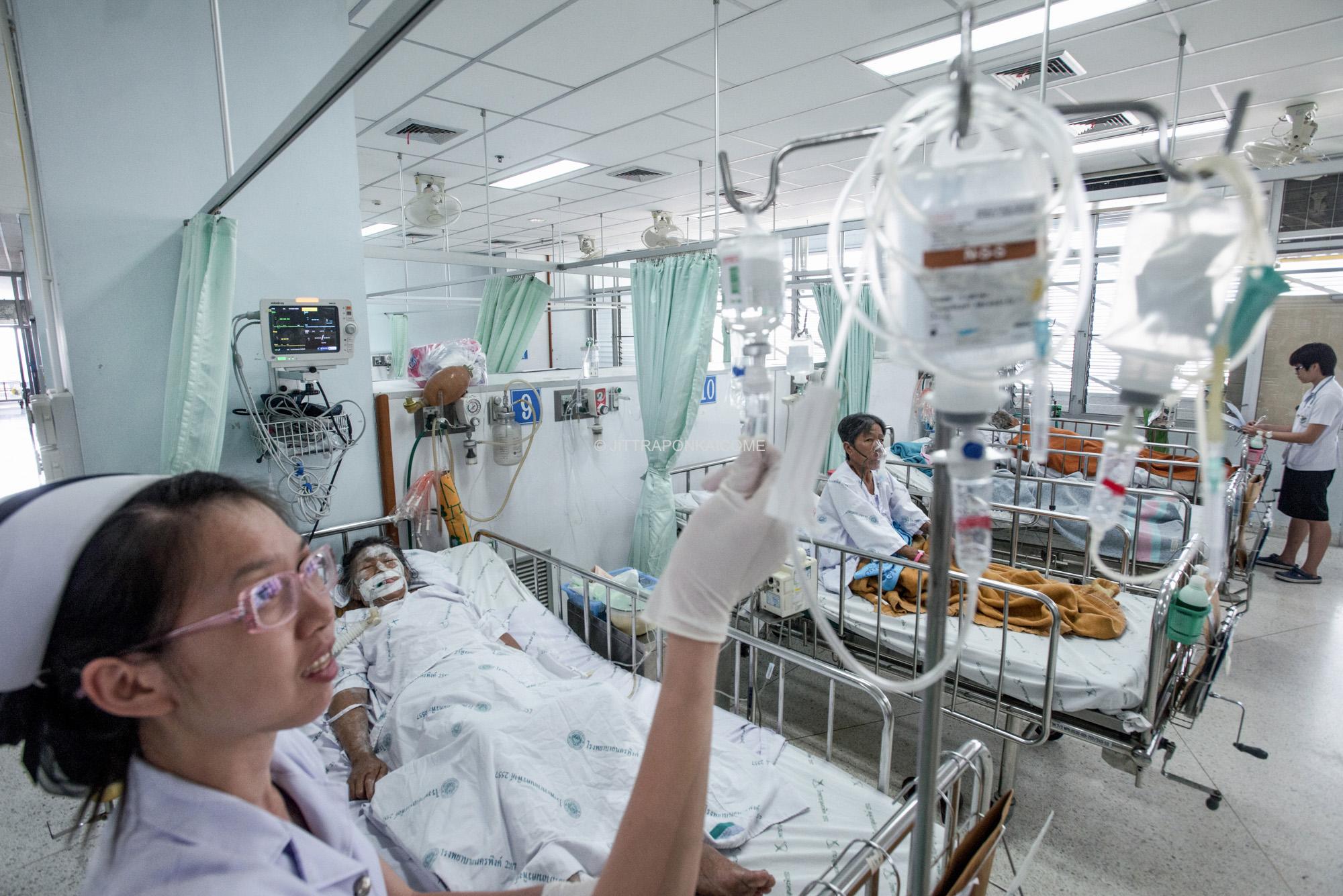  During the smog season, hospitals have a significant influx of patients with respiratory...