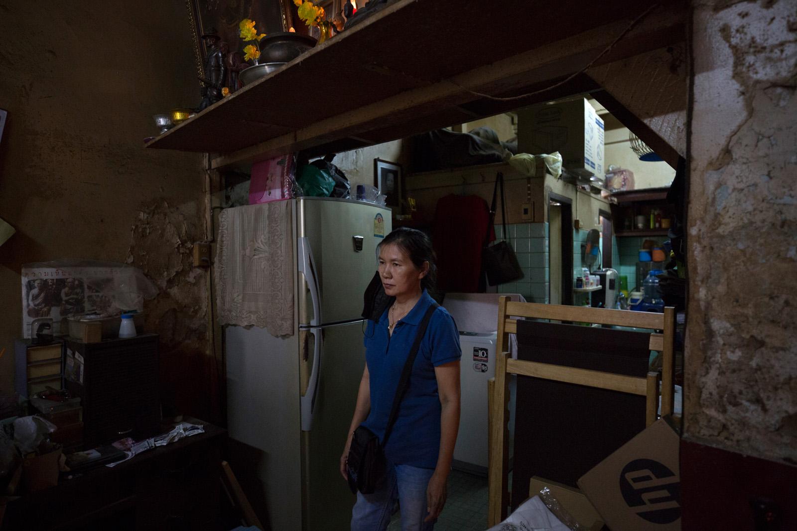 SOUTHEAST ASIA'S DENGUE EPIDEMIC - Sangjun Thimachai, 55, stands in her house which saw a...