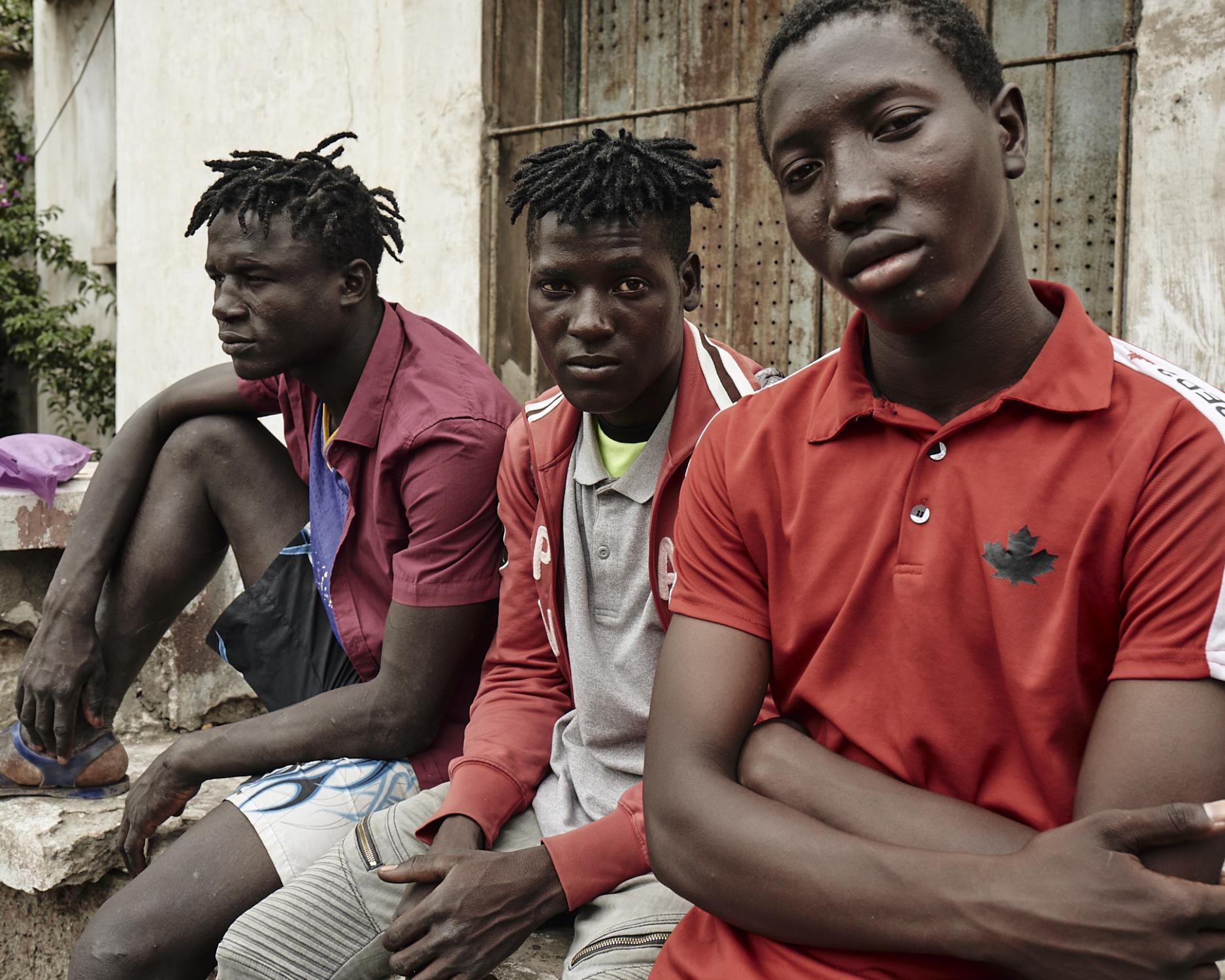 SALUT MAMAN: Crossing Morocco -   A group of migrant teenagers in Casablanca, Morroco, on...