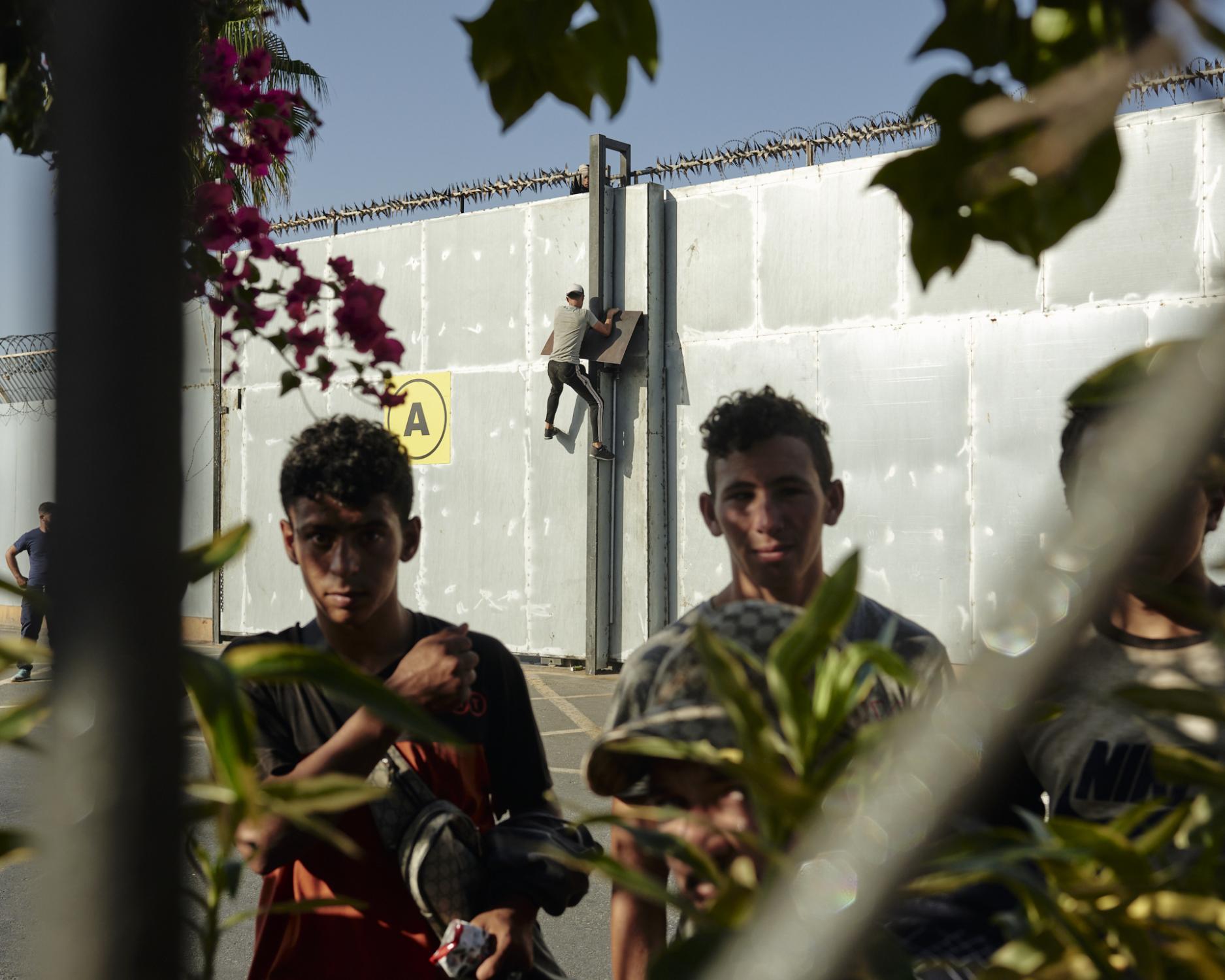  Once immigrants manage to trespass into Ceuta, the next step is to reach the port and try to...