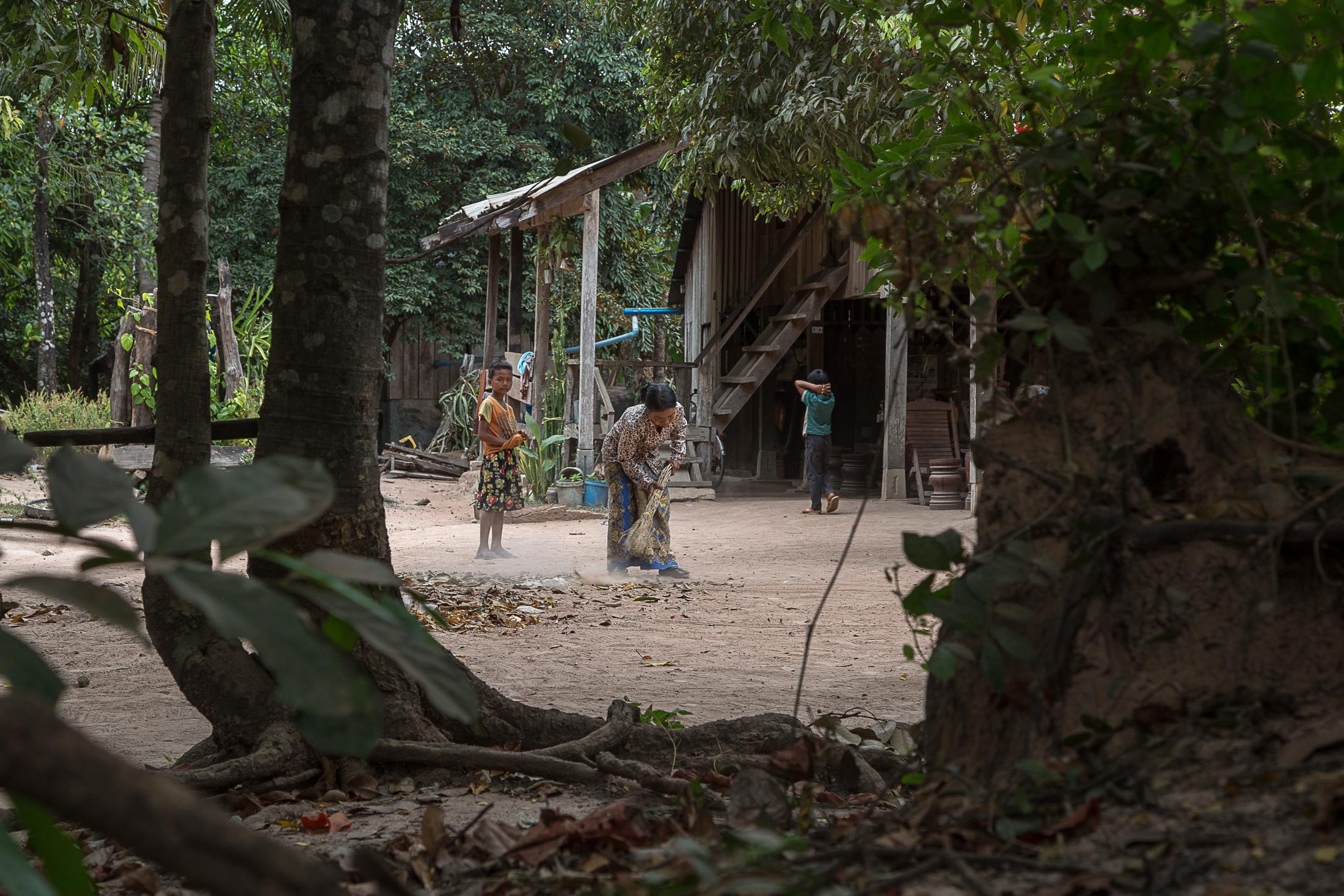 The Bucolic Life of a Cambodian Grandmother Accused of Mass Killings -  O'ANGRE VILLAGE, CAMBODIA – FEBRUARY 02:...
