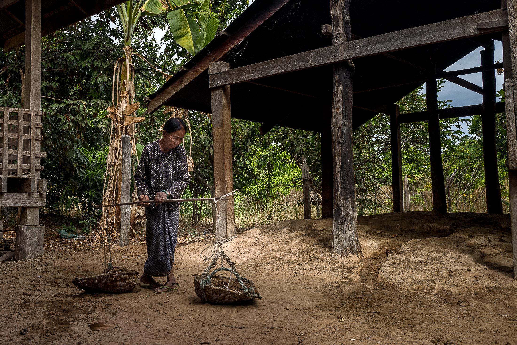 The Bucolic Life of a Cambodian Grandmother Accused of Mass Killings -  O'ANGRE VILLAGE, CAMBODIA – FEBRUARY 03: Im...