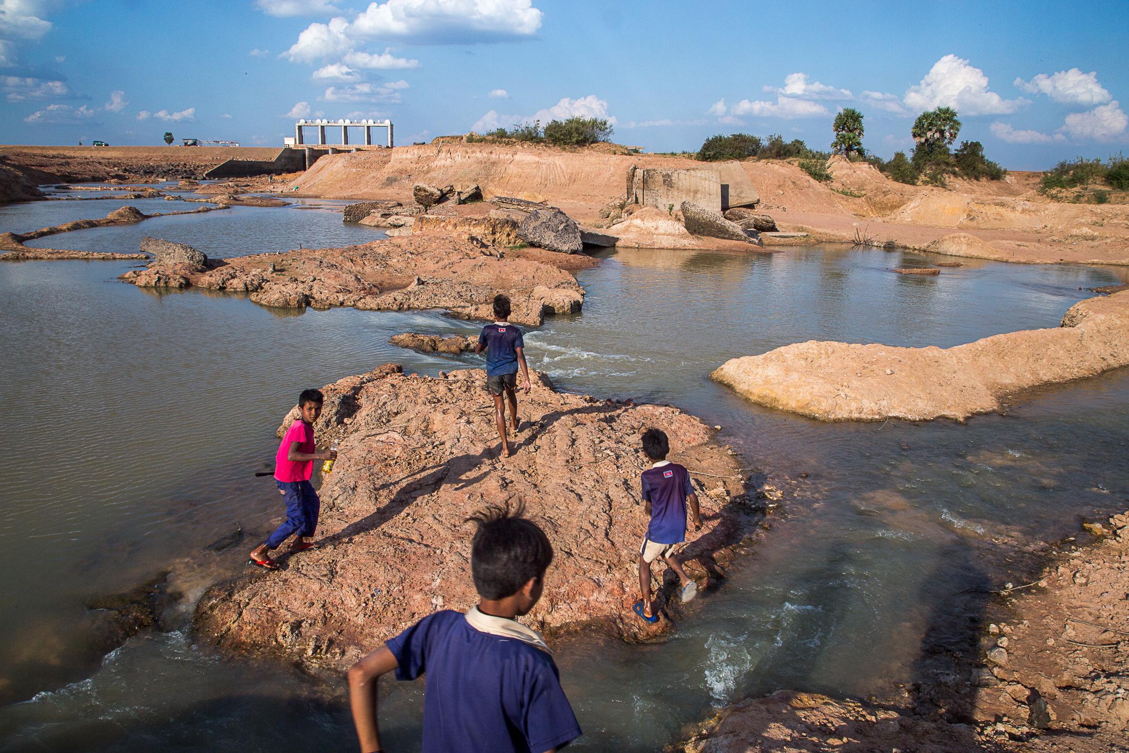 The Bucolic Life of a Cambodian Grandmother Accused of Mass Killings -  SPEAN SRENG, CAMBODIA – FEBRUARY 04: Children run...