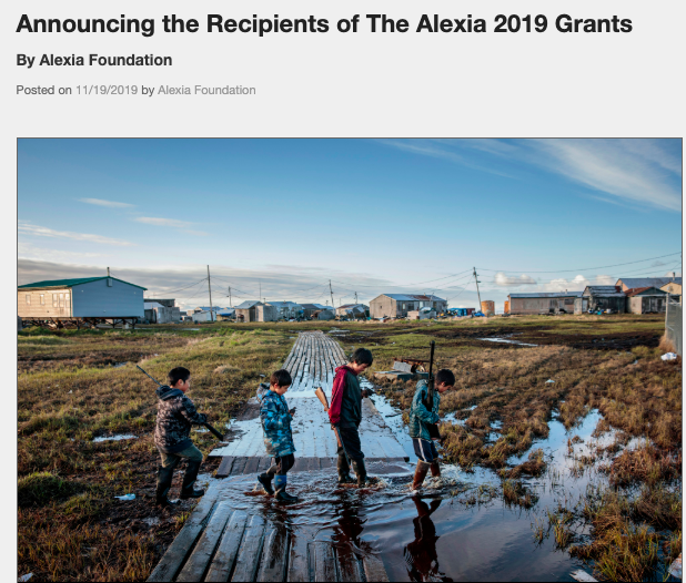 The Alexia Foundation is pleased to announce the winner of The Alexia 2019 Professional Grant is Katie Orlinsky of New York, New York for Chasing Winter
