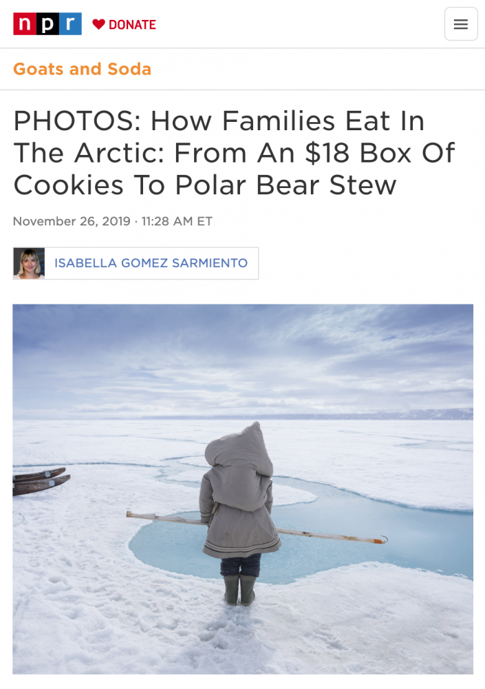 Thumbnail of On NPR: Arctic Food Traditions