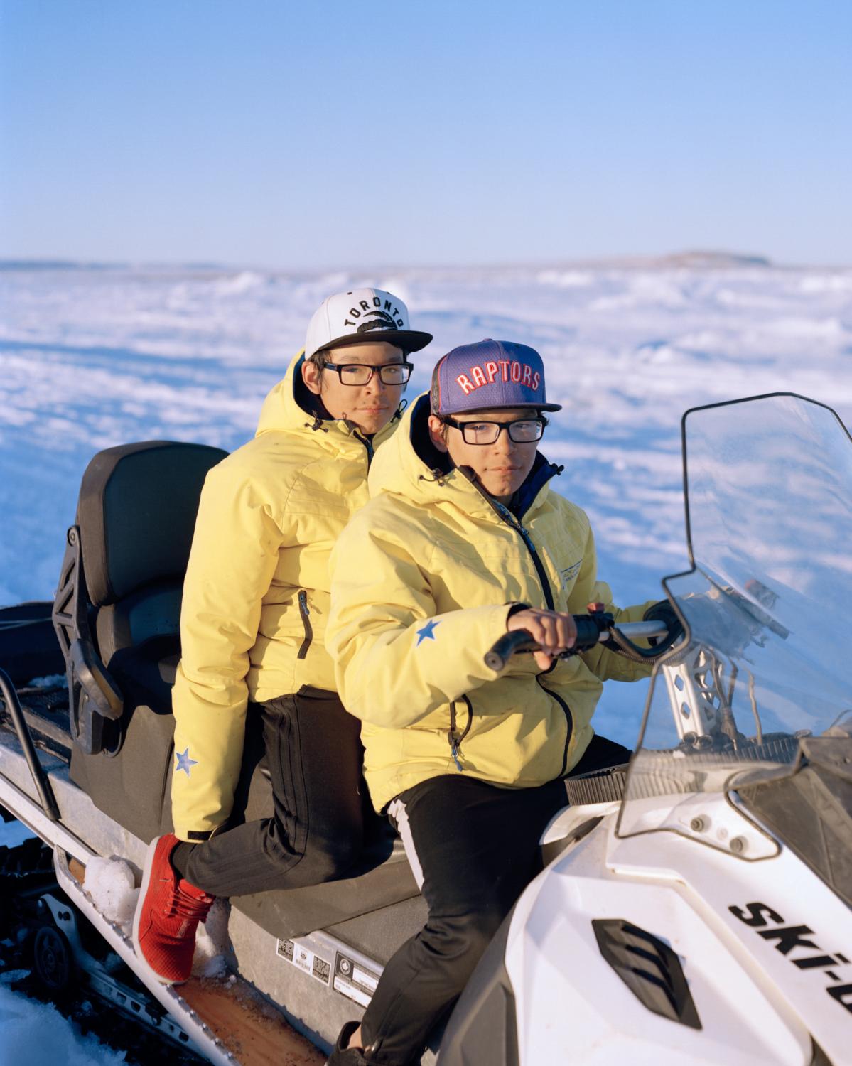 Sea Ice Stories - Logan and Edmond Willie, 15-year-old twins, hunt snow...