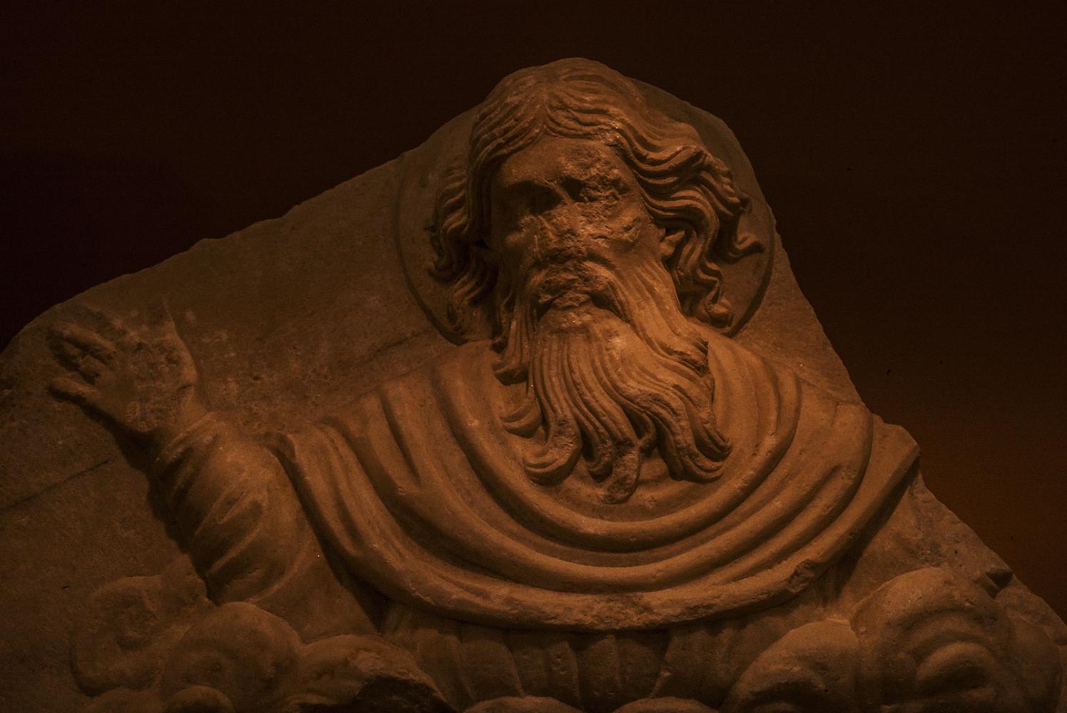  The God. Sculpture of Zeus, in...Museum of History of Iraklion. 