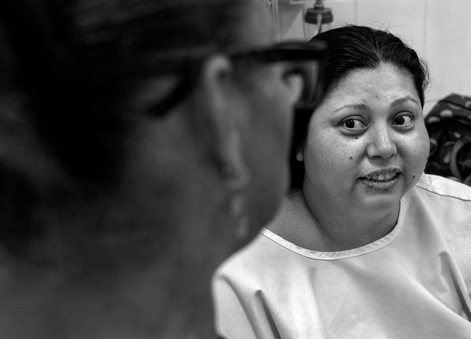 Vanessa Hernandez, 37 and her f...pan, Honduras. Photo Ken Cedeno