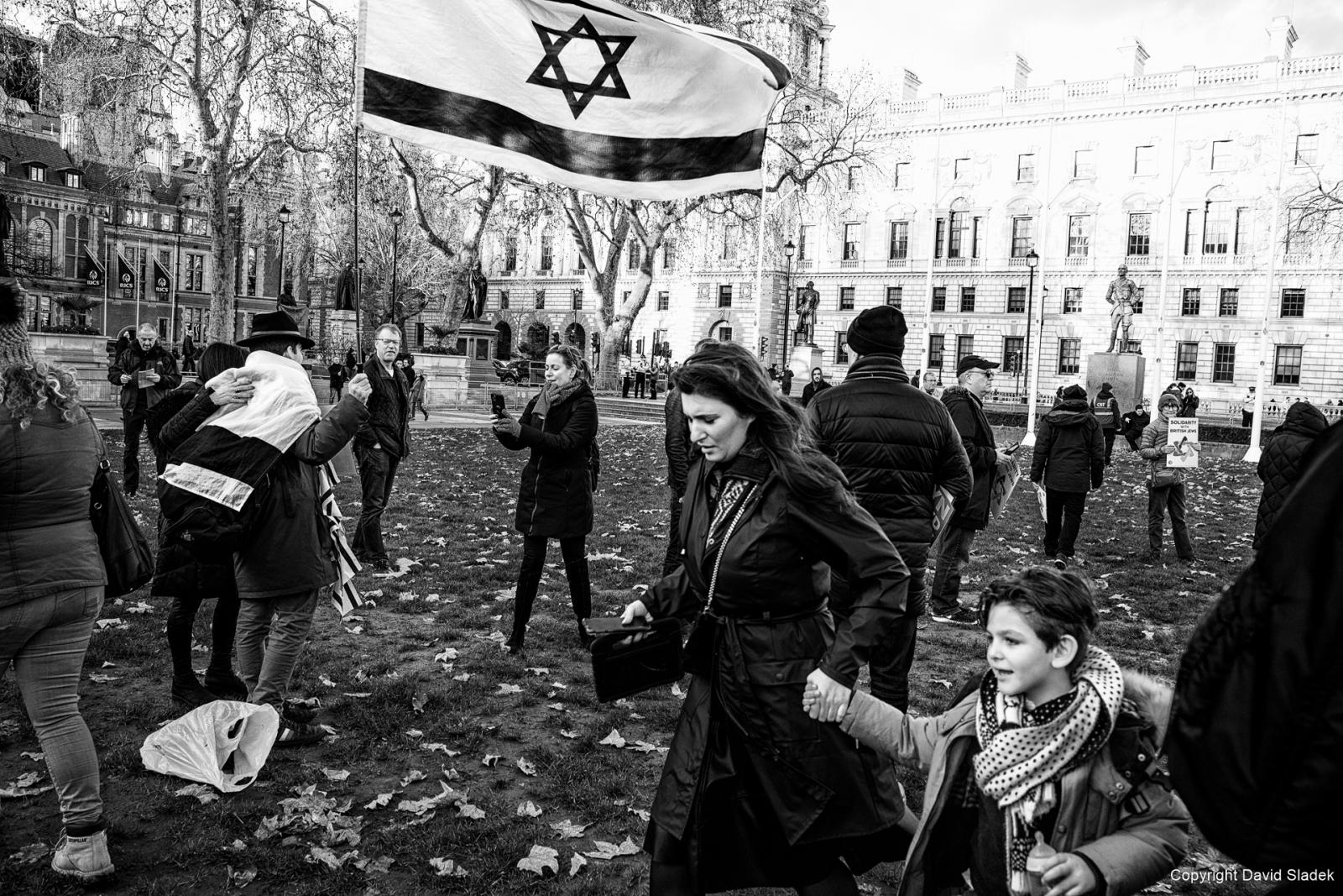 Demonstration against antisemitism, London, 08/12/2019
