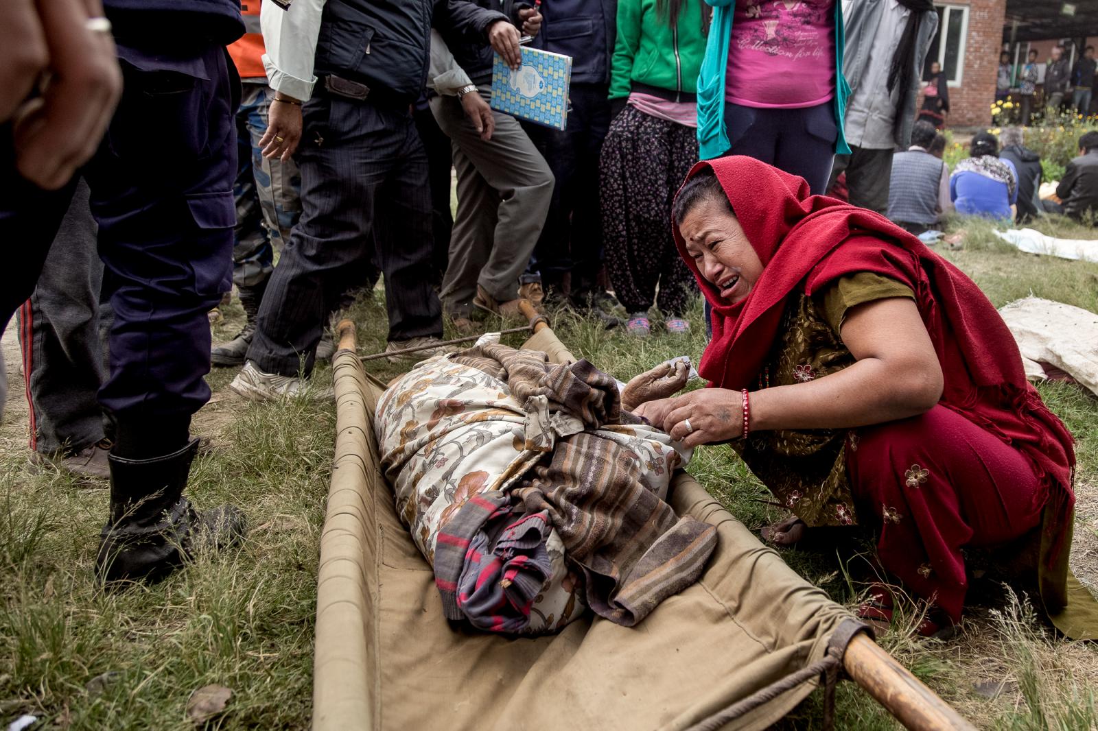 When the Earth Shook Nepal by Omar Havana